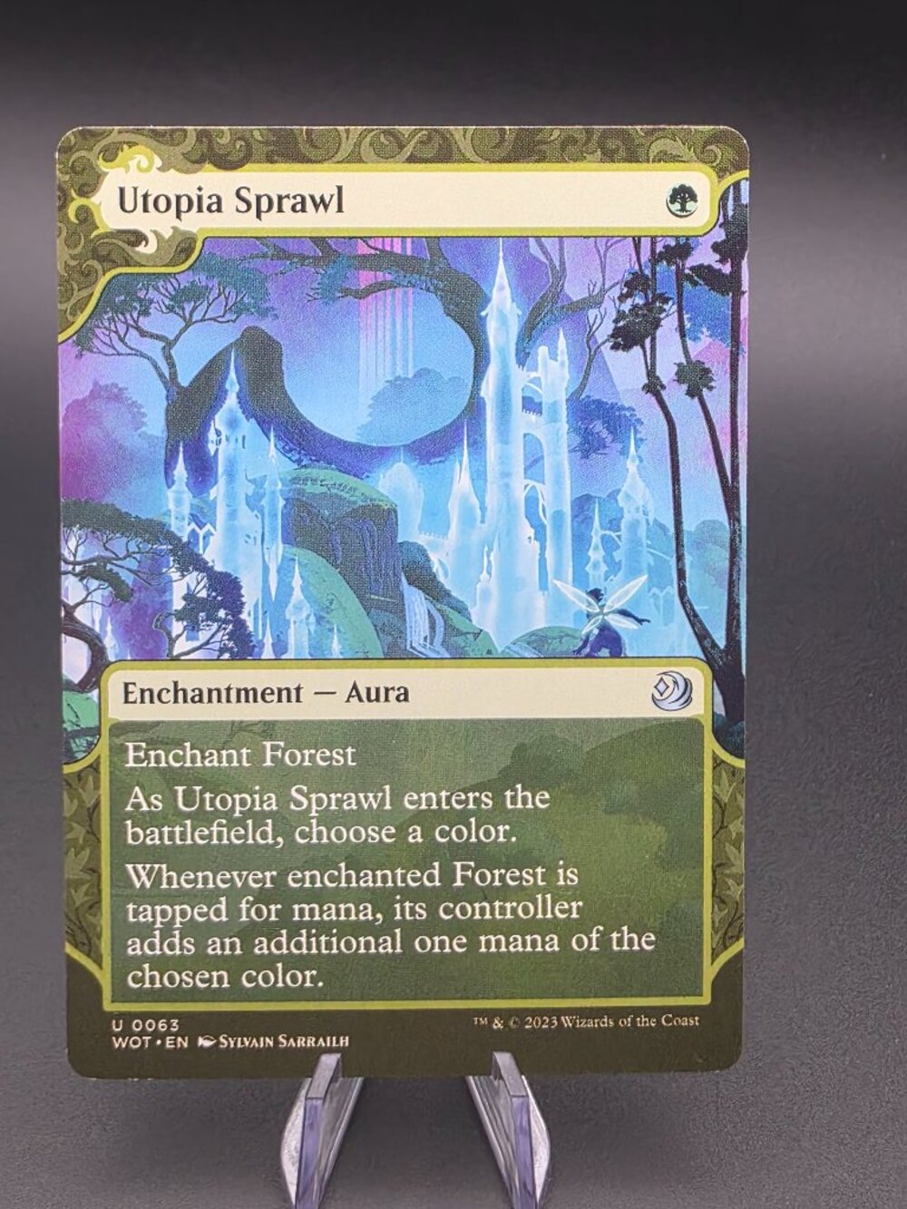 Utopia Sprawl - Foil Extended Art Showcase WOT MP MTG